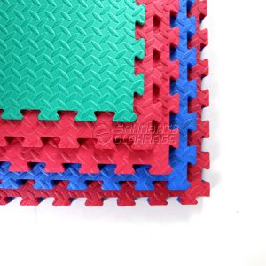 Matras Puzzle EVA Mat Beladiri 1x1 meter Standard resmi kejuaraan pencak silat, karate, taekwondo