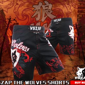 VSZAP MMA Shorts Celana MMA Fight Shorts UFC Style Muaythai Kickboxing Size ; XSS-XL