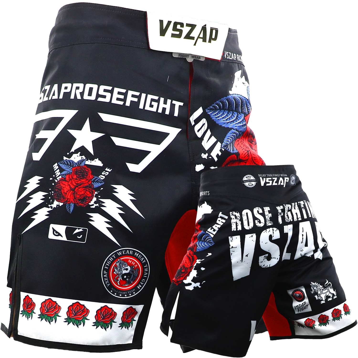 VSZAP MMA Shorts Celana MMA Fight Shorts UFC Style Muaythai Kickboxing Size ; XSS-XL - Image 17
