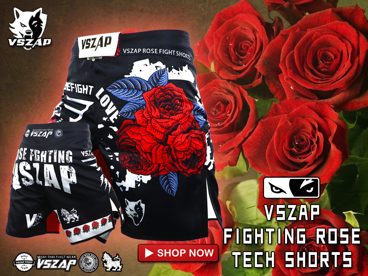 VSZAP MMA Shorts Celana MMA Fight Shorts UFC Style Muaythai Kickboxing Size ; XSS-XL - Image 19