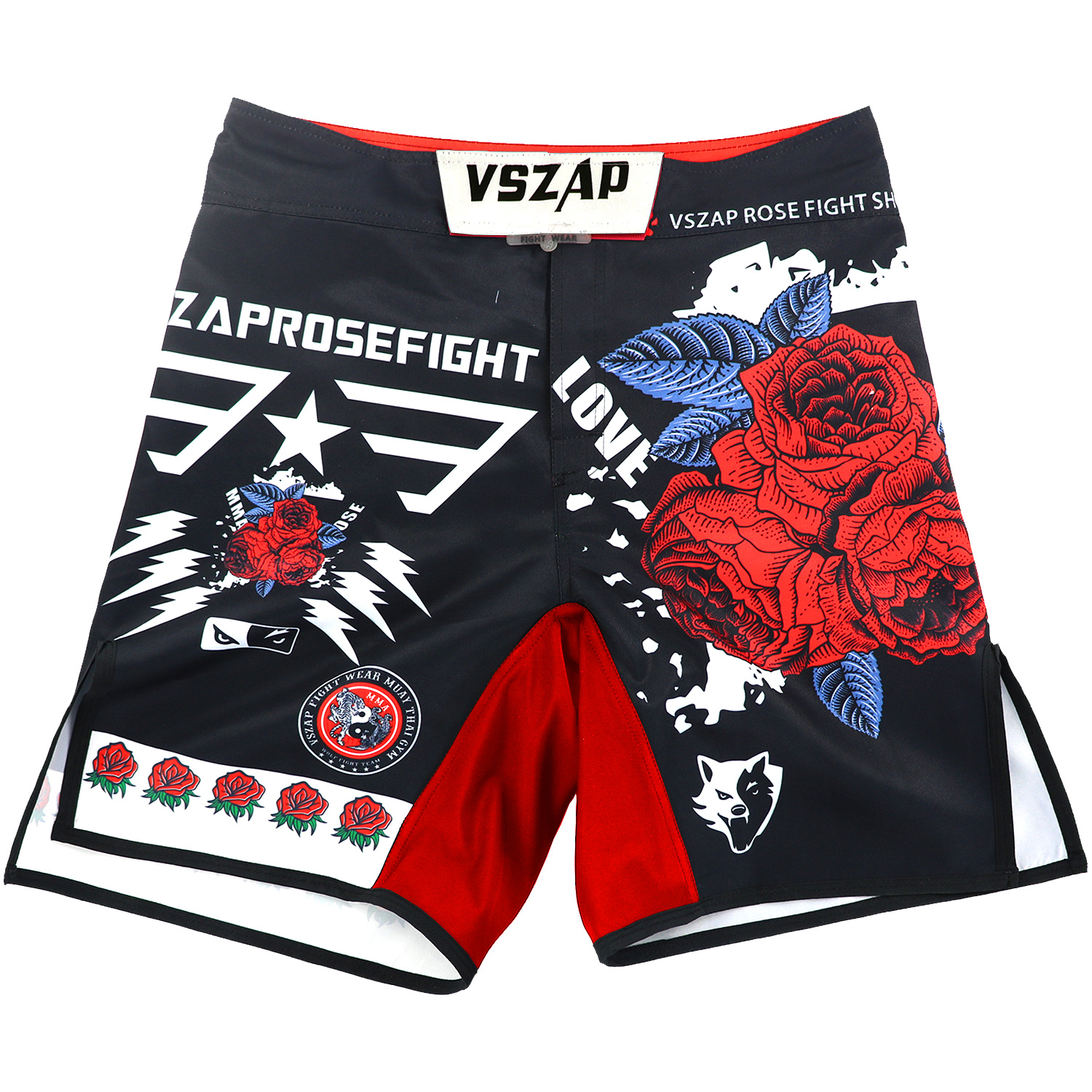 VSZAP MMA Shorts Celana MMA Fight Shorts UFC Style Muaythai Kickboxing Size ; XSS-XL - Image 3