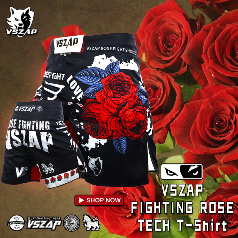 VSZAP MMA Shorts Celana MMA Fight Shorts UFC Style Muaythai Kickboxing Size ; XSS-XL - Image 20