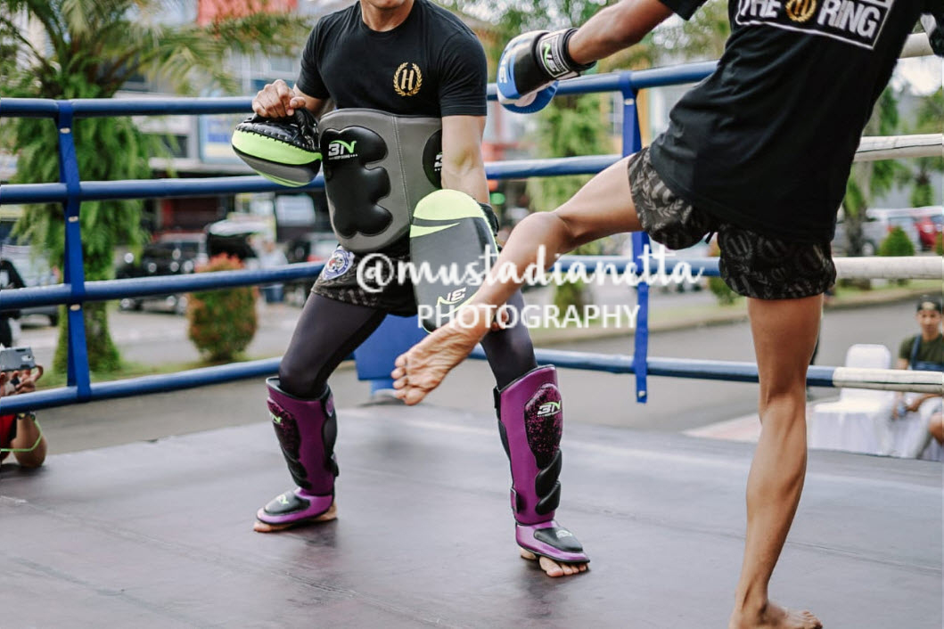 Belly Pad Muaythai Pelindung perut Protector Tendangan Kick Boxing BN Original - Image 6
