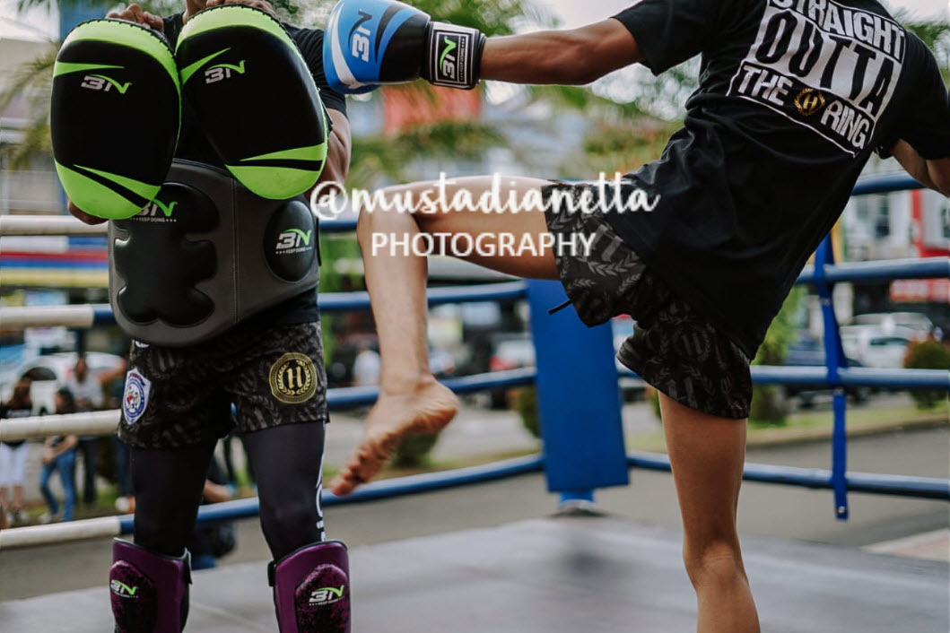 Belly Pad Muaythai Pelindung perut Protector Tendangan Kick Boxing BN Original - Image 7