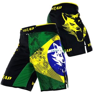 VSZAP MMA Shorts Celana MMA Fight Shorts UFC Style Muaythai Kickboxing Size ; XSS-XL