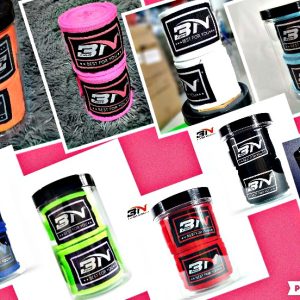 Handwrap Elastis Boxing 3 dan 5 meter Bandasi Tinju Muaythai MMA Kickboxing BN Original