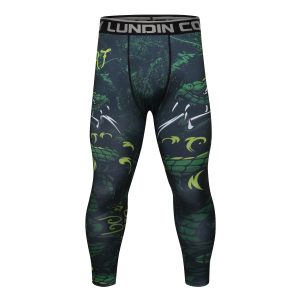 Celana Legging MMA Rash Guard Superhero  Jiujitsu Fitness Compression Pants BJJ Spats