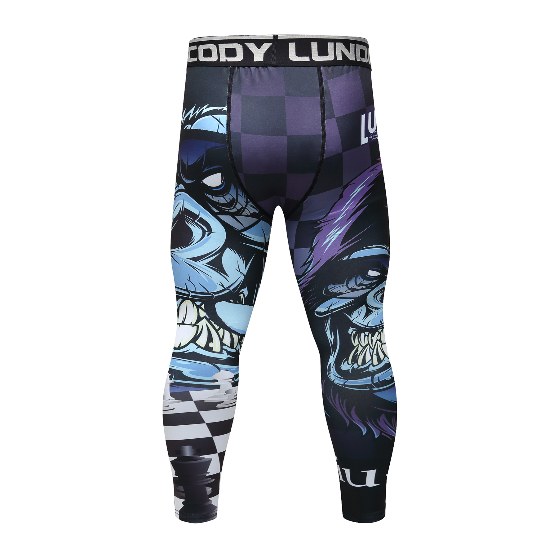 Celana Legging MMA Rash Guard Superhero Jiujitsu Fitness Compression Pants BJJ Spats - Image 2