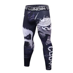 Celana Legging MMA Rash Guard Superhero  Jiujitsu Fitness Compression Pants BJJ Spats