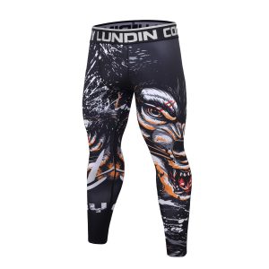 Celana Legging MMA Rash Guard Superhero  Jiujitsu Fitness Compression Pants BJJ Spats