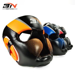 Pelindung Kepala Tinju Boxing Headgear Head Guard Muay Thai Kickboxing BN Original Size M L XL
