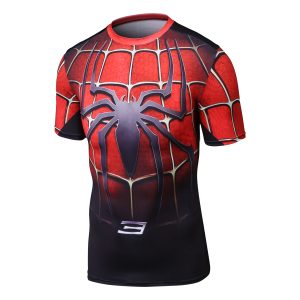 Rash Guard MMA Rushguard Jiujitsu Fitness Compression Superhero Shirts Kaos ketat BJJ