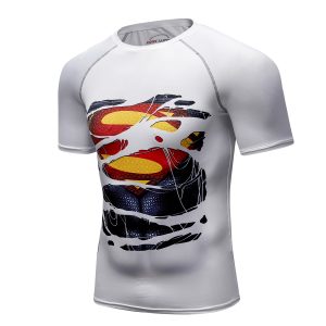 Rash Guard MMA Rushguard Jiujitsu Fitness Compression Superhero Shirts Kaos ketat BJJ