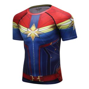 Rash Guard MMA Rushguard Jiujitsu Fitness Compression Superhero Shirts Kaos ketat BJJ