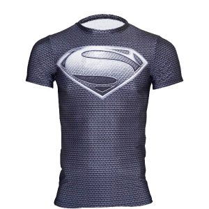 Rash Guard MMA Rushguard Jiujitsu Fitness Compression Superhero Shirts Kaos ketat BJJ