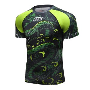 Rash Guard MMA Rushguard Jiujitsu Fitness Compression Superhero Shirts Kaos ketat BJJ