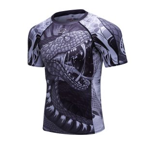 Rash Guard MMA Rushguard Jiujitsu Fitness Compression Superhero Shirts Kaos ketat BJJ