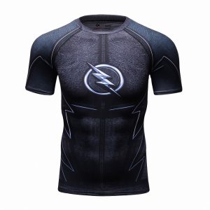 Rash Guard MMA Rushguard Jiujitsu Fitness Compression Superhero Shirts Kaos ketat BJJ