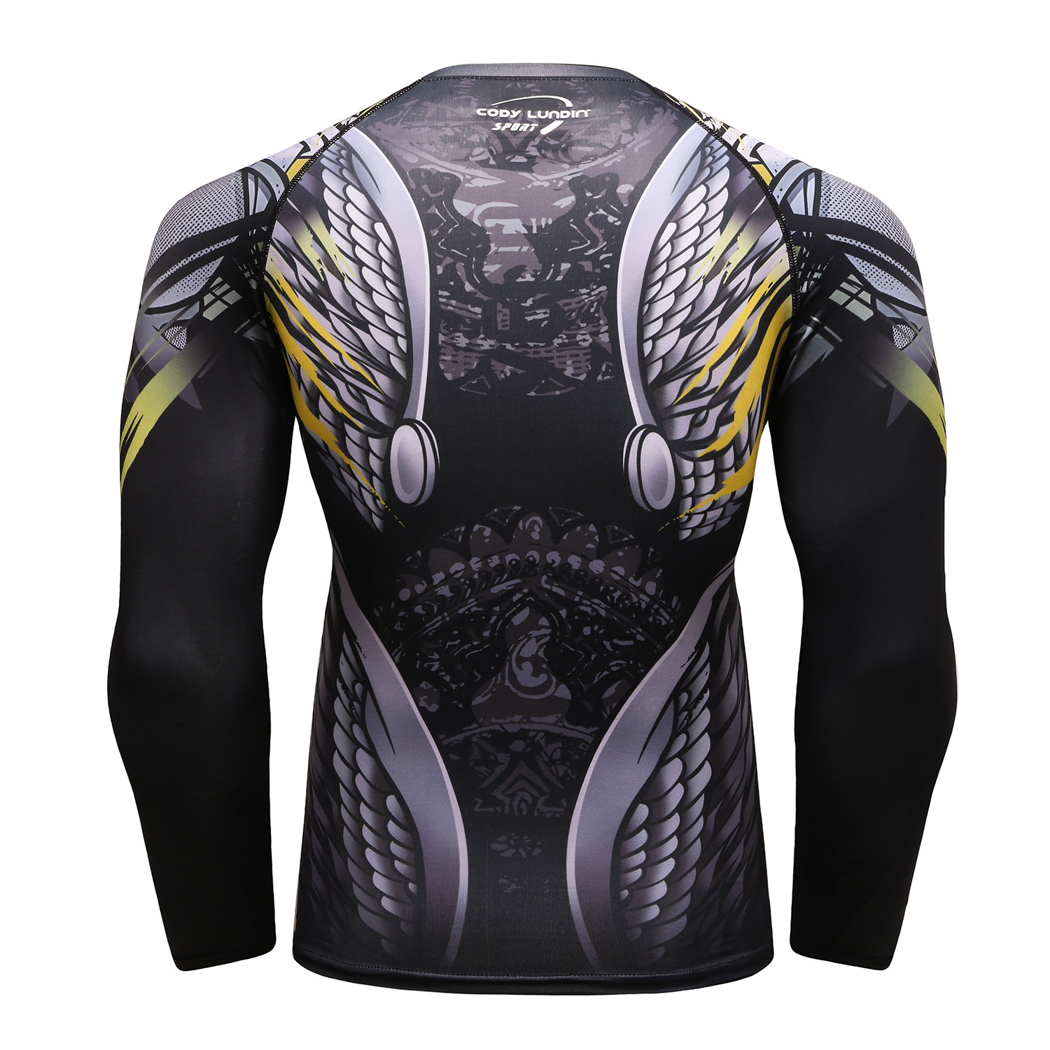 Rash Guard MMA Long Sleeve Rushguard Jiujitsu Fitness Compression Shirts Kaos ketat - Image 3