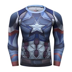 Rash Guard MMA Long Sleeve Rushguard Jiujitsu Fitness Compression Shirts Kaos ketat