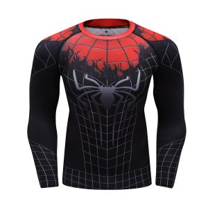 Rash Guard MMA Long Sleeve Rushguard Jiujitsu Fitness Compression Shirts Kaos ketat