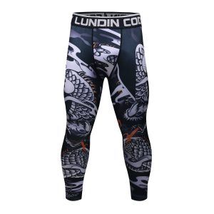 Celana Legging MMA Rash Guard Superhero  Jiujitsu Fitness Compression Pants BJJ Spats