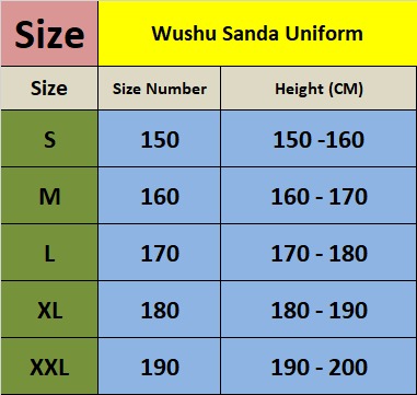 Baju Wushu Sanda, Baju Tanding Wushu sanshou Size S, M, L, XL - Image 3