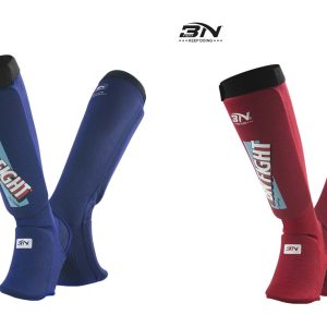 Pelindung Kaki Muaythai Shin Pad katun elastis Shin Guard Muay thai Amatir